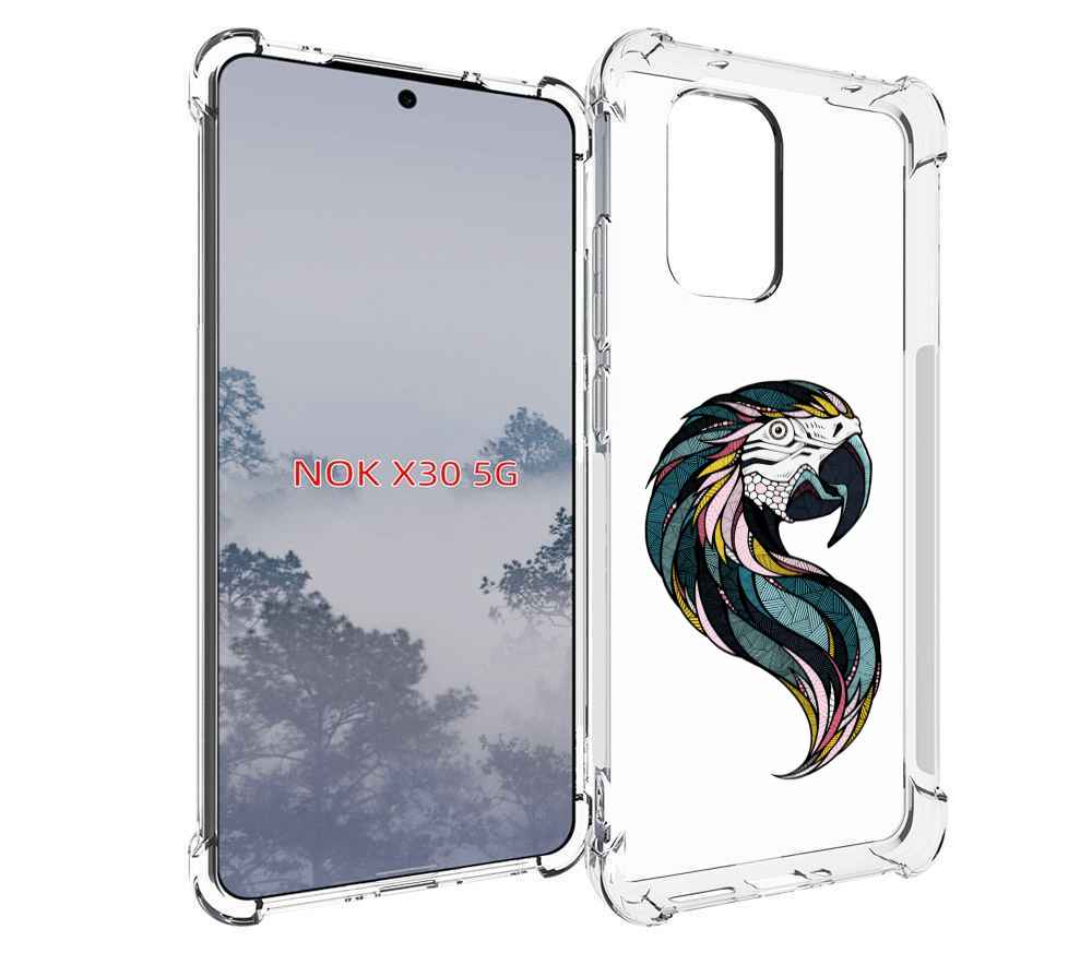 

Чехол MyPads полупопугай для Nokia X30 5G, Tocco