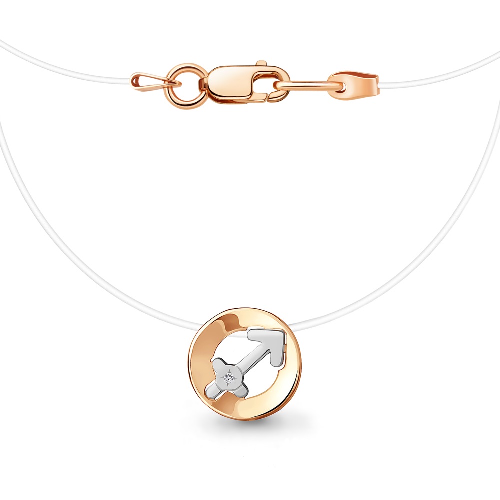 

Колье из серебра с бриллиантом 40 см Aquamarine 070056_925_з, 070056_925_з