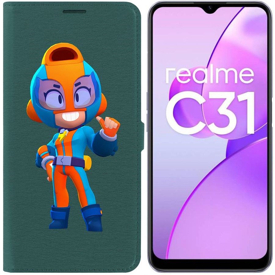 

Чехол-книжка Eco Book для Realme C31 Brawl Stars-GT Макс