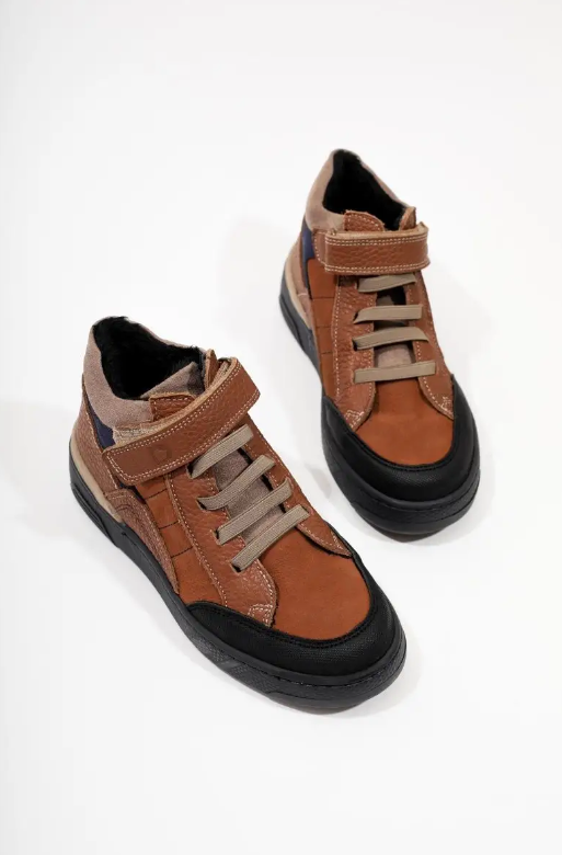 Кеды детские Dreamurr Shoes M-D-5, Коричневый, 34 шнур из искусственной замши на бобине l 90м ширина 2 3мм коричневый