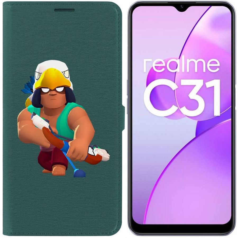 

Чехол-книжка Eco Book для Realme C31 Brawl Stars-Бо