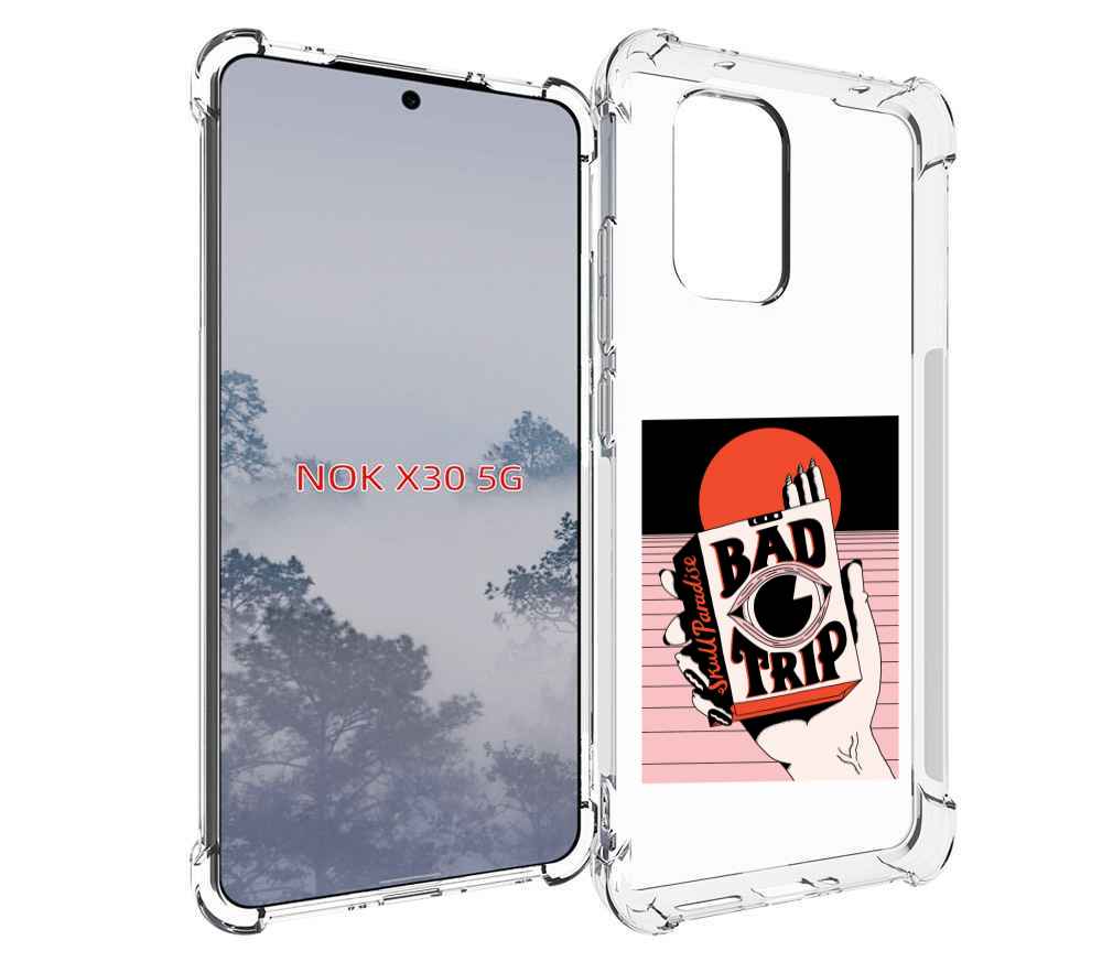 

Чехол MyPads плохая пачка для Nokia X30 5G, Tocco