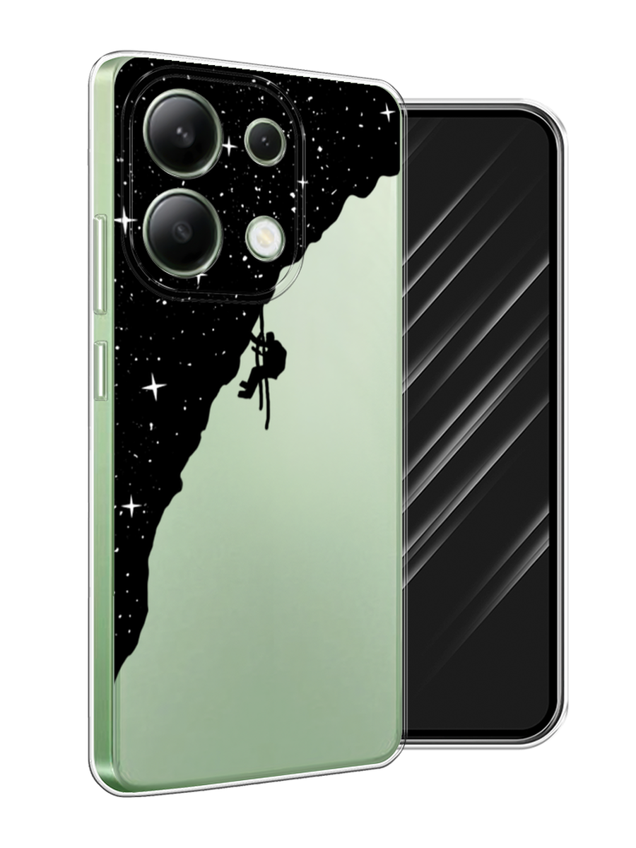 

Чехол Awog на Xiaomi Redmi Note 13 4G (Global) "Скалолаз в космосе", Черный;белый;бежевый, 321050-1