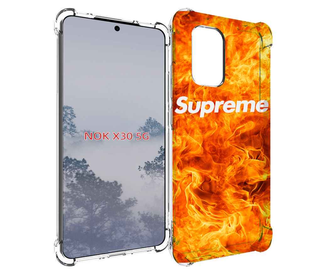 

Чехол MyPads пламя-пламенное суприм для Nokia X30 5G, Tocco