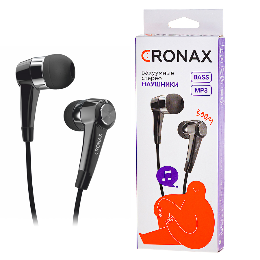 фото Наушники вакуумные cronax premium h1 (bass)