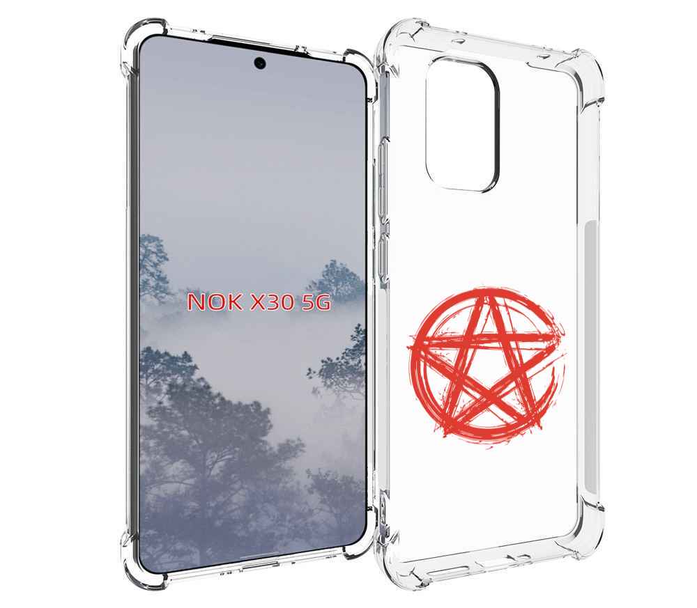 

Чехол MyPads пентаграмма для Nokia X30 5G, Tocco