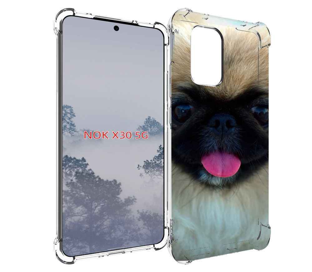 

Чехол MyPads пекинез для Nokia X30 5G, Tocco