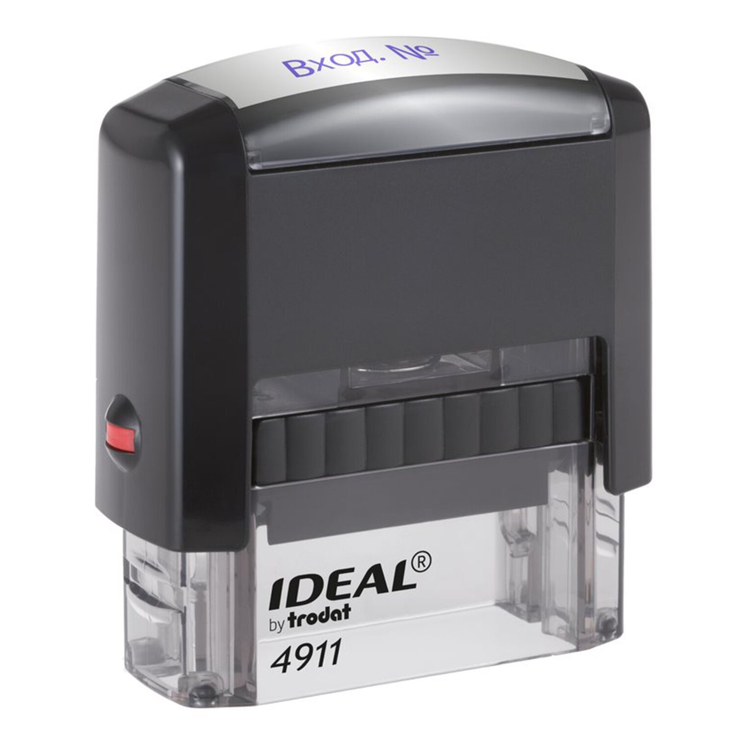 

Штамп стандартный ВХОД №, оттиск 38 х 14 мм, синий, TRODAT IDEAL 4911 DB - 1.22, 161488