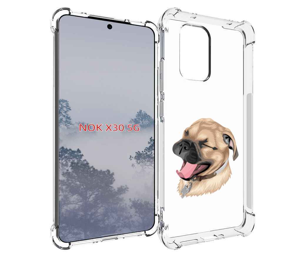 

Чехол MyPads очень-довольная-собака для Nokia X30 5G, Tocco