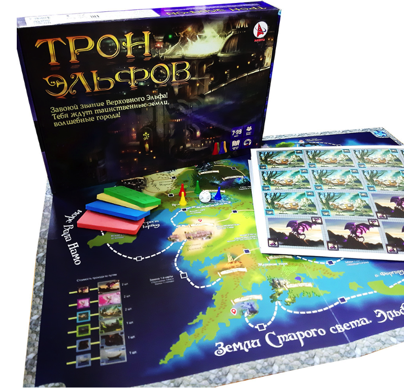 

Игра-ходилка Трон Эльфов Ракета Р2671, Р2671