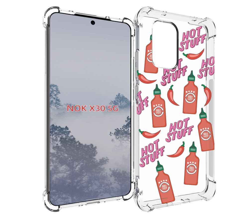 

Чехол MyPads острые-перчики для Nokia X30 5G, Tocco