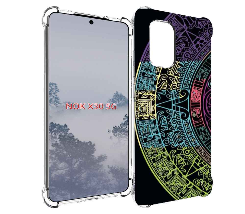 

Чехол MyPads орнамент полукруга для Nokia X30 5G, Tocco