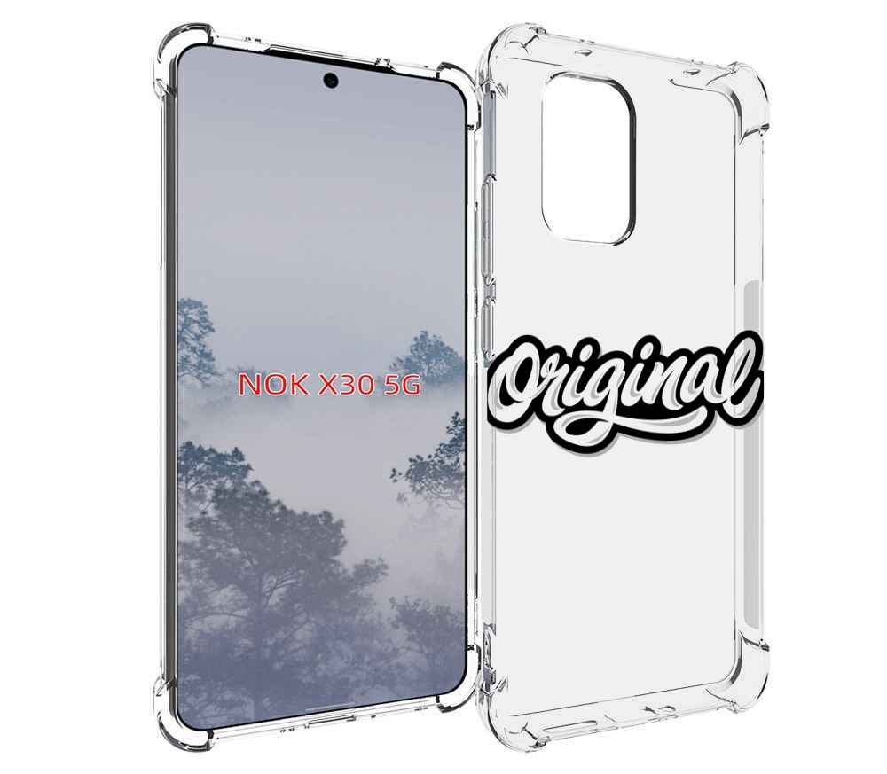 

Чехол MyPads оригинал-надпись для Nokia X30 5G, Tocco