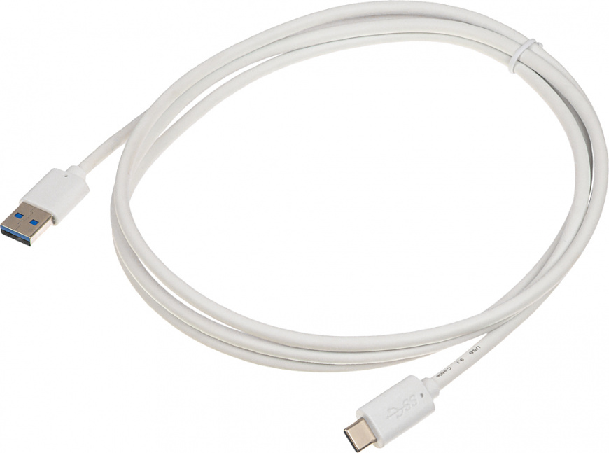 Кабель USB Type-C (m), USB A(m), 1.8м, белый