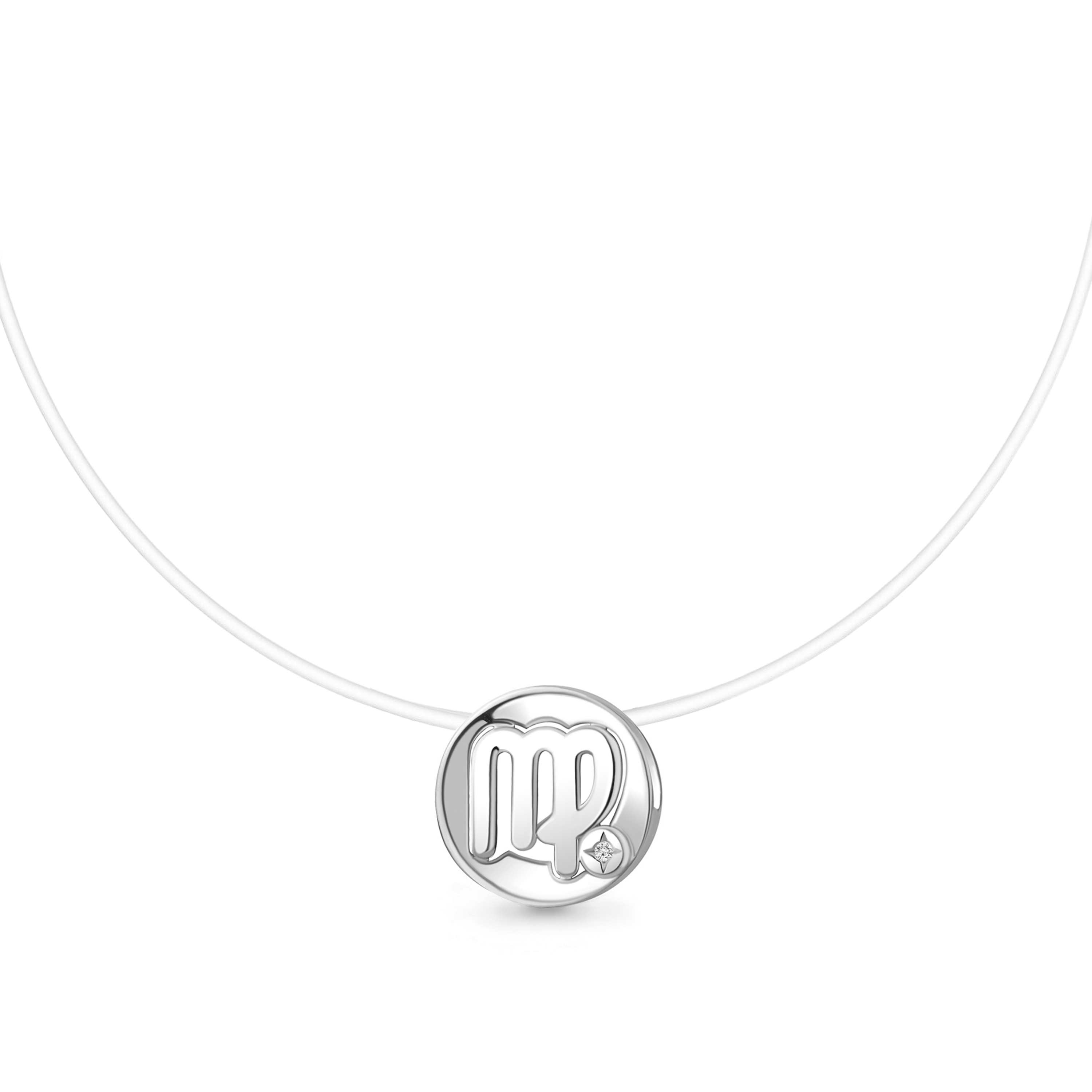 

Чокер из серебра с бриллиантом 40 см Aquamarine 070053_925_р, 070053_925_р