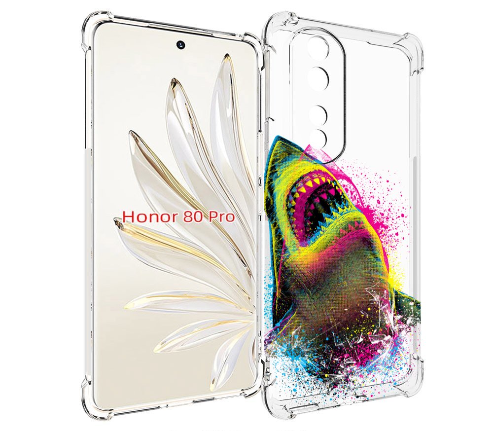 Чехол MyPads челюсти-2 для Honor 80 Pro