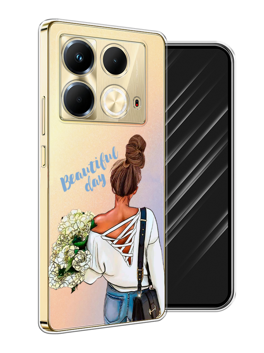 

Чехол Awog на Infinix Note 40 "Beautiful day vector", Коричневый;белый;зеленый, 3105850-1