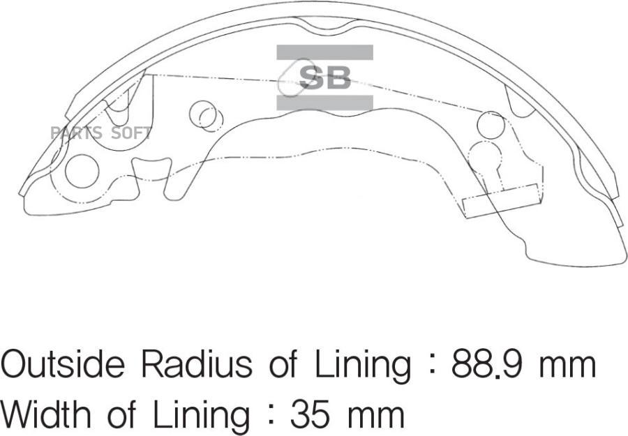 

Тормозные колодки Sangsin brake SA046