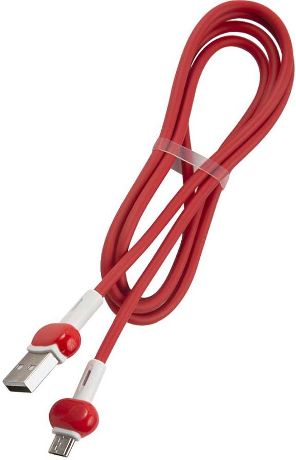 Кабель REDLINE Candy, micro USB B (m), USB A (m), 1м, красный [ут000021984]