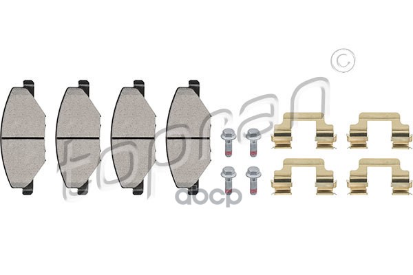 

Колодки Тормозные Дисковые (Замена Для Hp-114991755) topran арт. 114991001