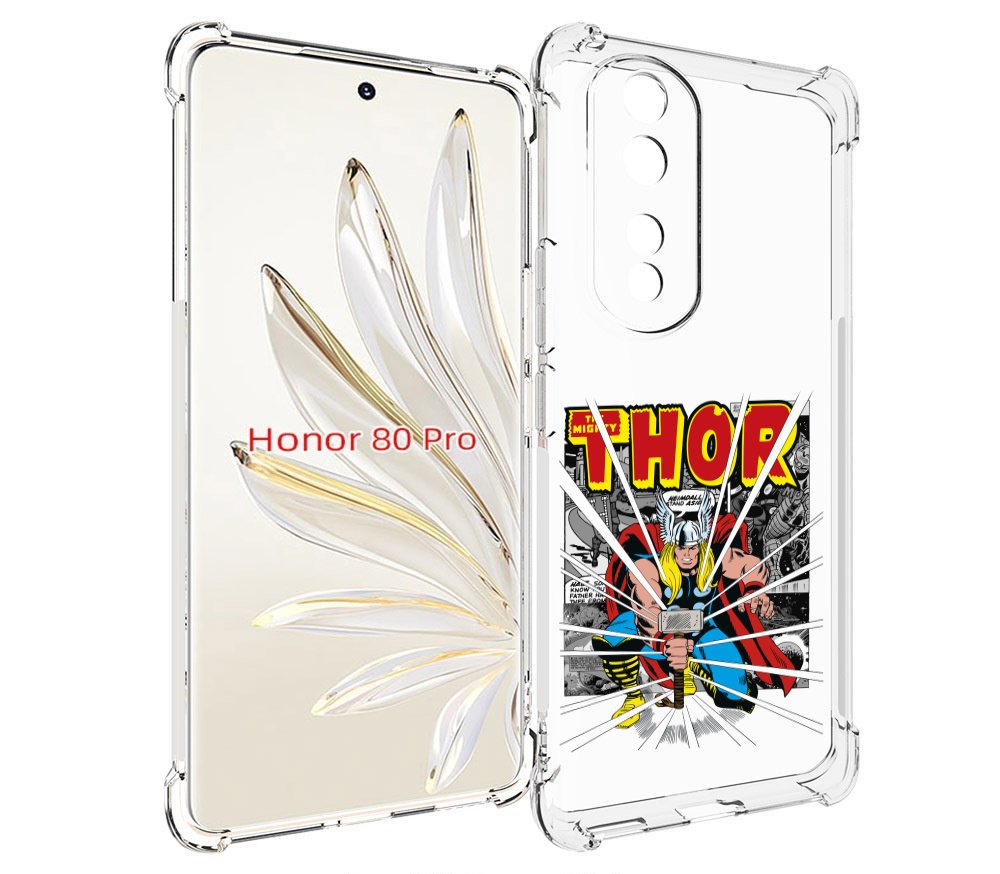 

Чехол MyPads тор рисунок для Honor 80 Pro, Прозрачный, Tocco