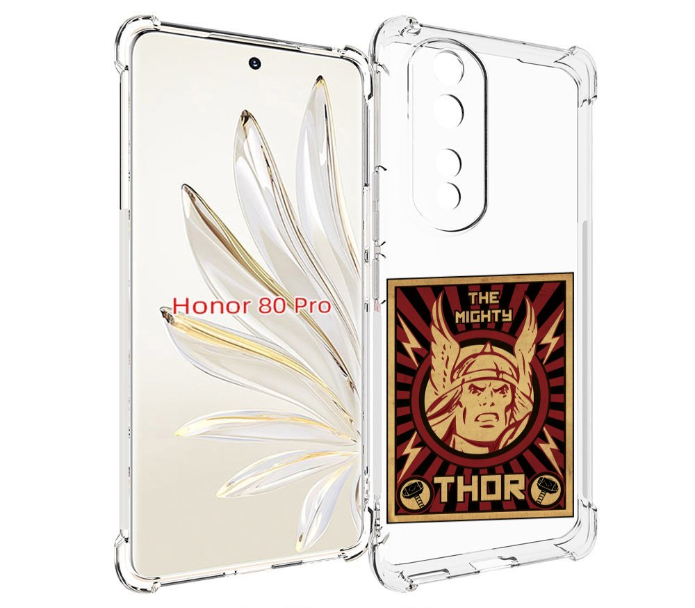

Чехол MyPads тор лицо для Honor 80 Pro, Прозрачный, Tocco