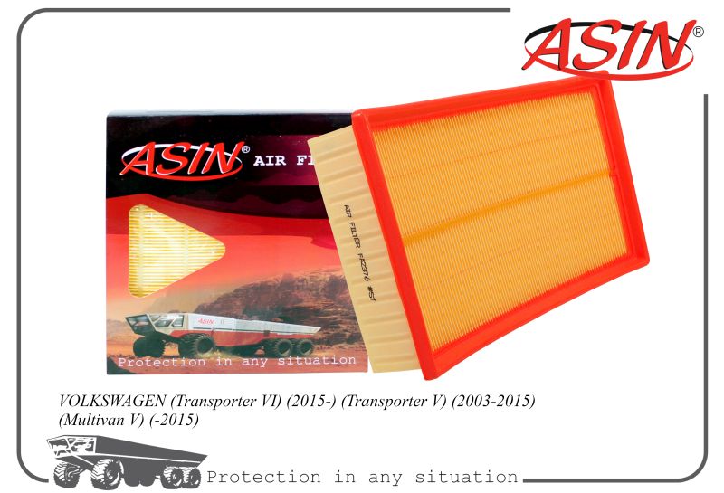 

Фильтр возд. 7H0129620 ASIN.FA2376 VW Transporter 03- Multivan -15