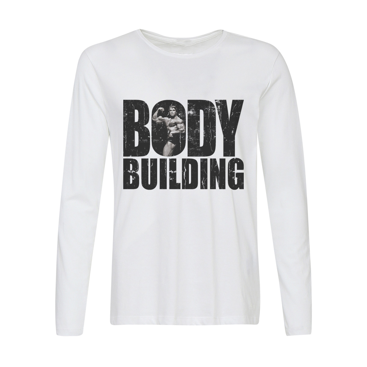 

Лонгслив CoolPodarok Bodybuilding (бодибилдинг), Белый, w0113407