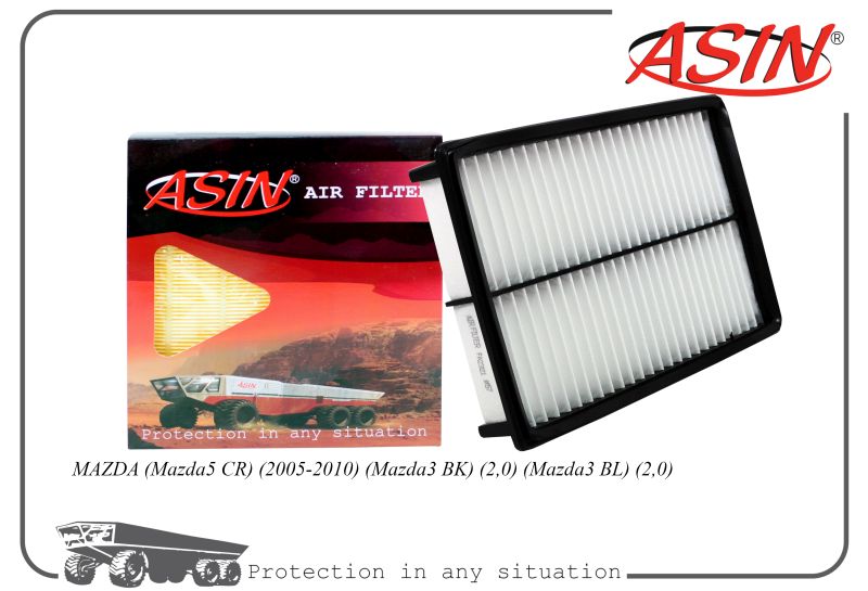 

Фильтр возд. LF50-Z40-9A ASIN.FA2321 MAZDA Mazda5 CR 2005-10 Mazda3 BK 2,0 Mazda3 BL 2,0