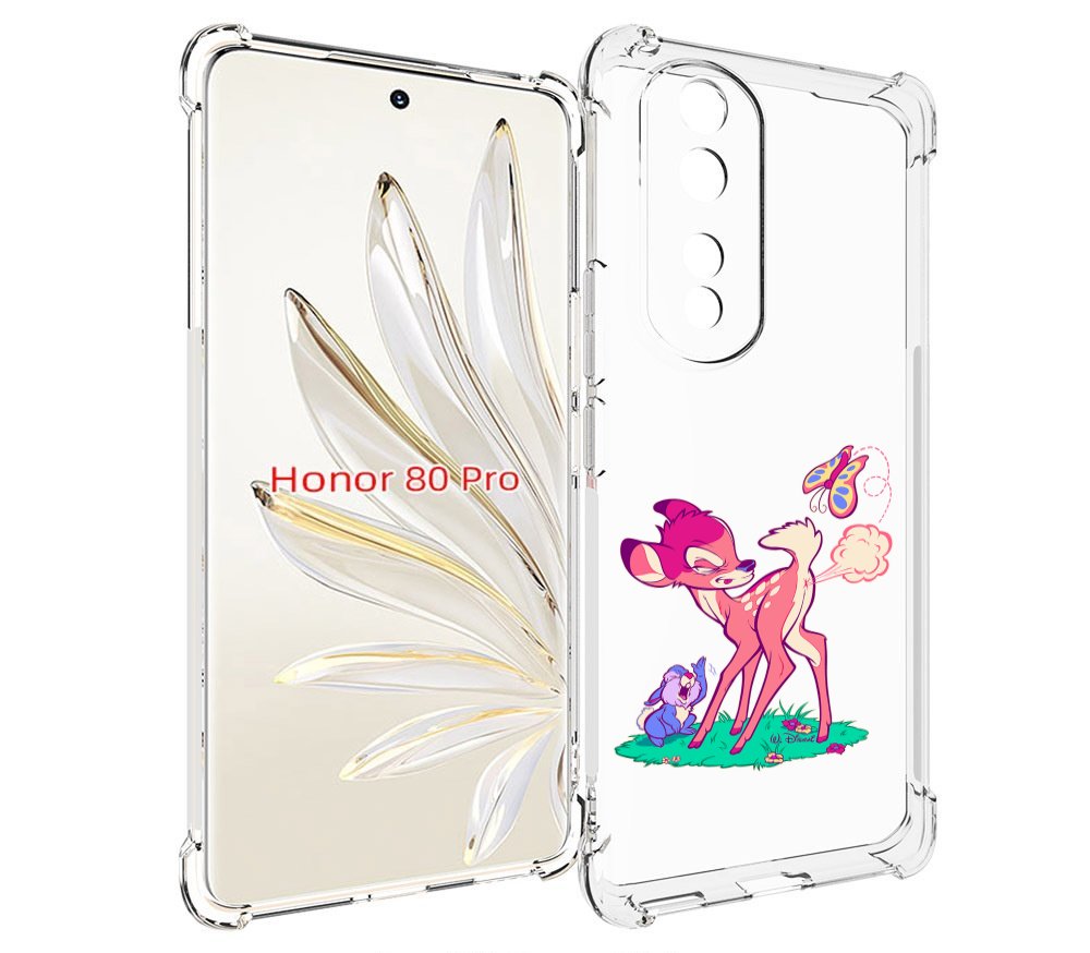 

Чехол MyPads смешной олененок для Honor 80 Pro, Прозрачный, Tocco