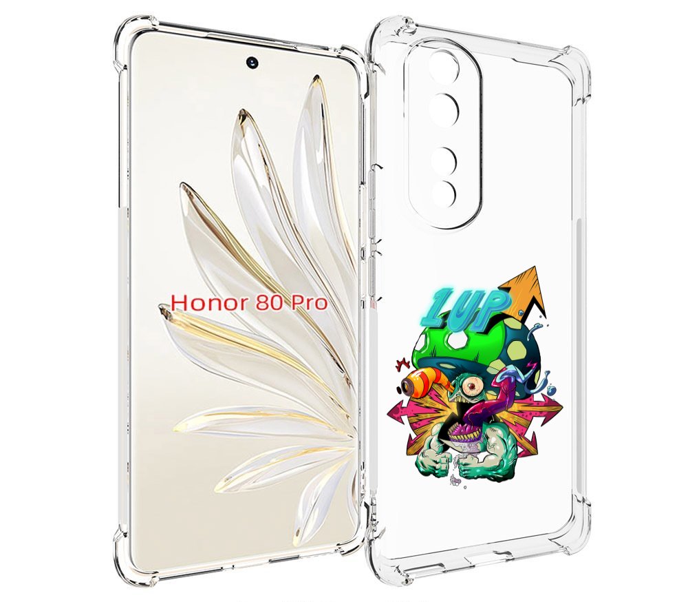 

Чехол MyPads сильный гриб абстракция для Honor 80 Pro, Прозрачный, Tocco