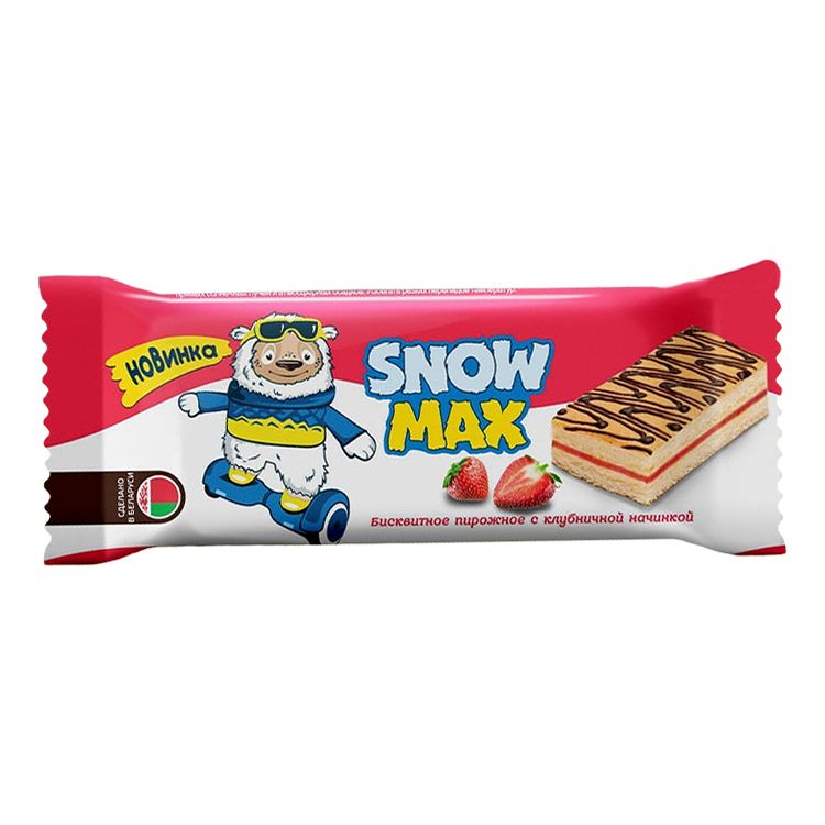 

Пирожное Витьба Snow Max с клубникой 30 г