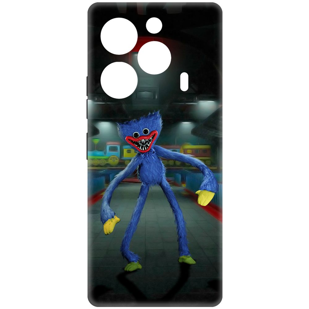 

Чехол-накладка Krutoff Soft Case Хаги Ваги для TECNO Pova 6 Pro черный
