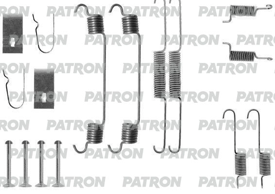 

Комплект монтажный тормозных колодок PATRON PSRK0124