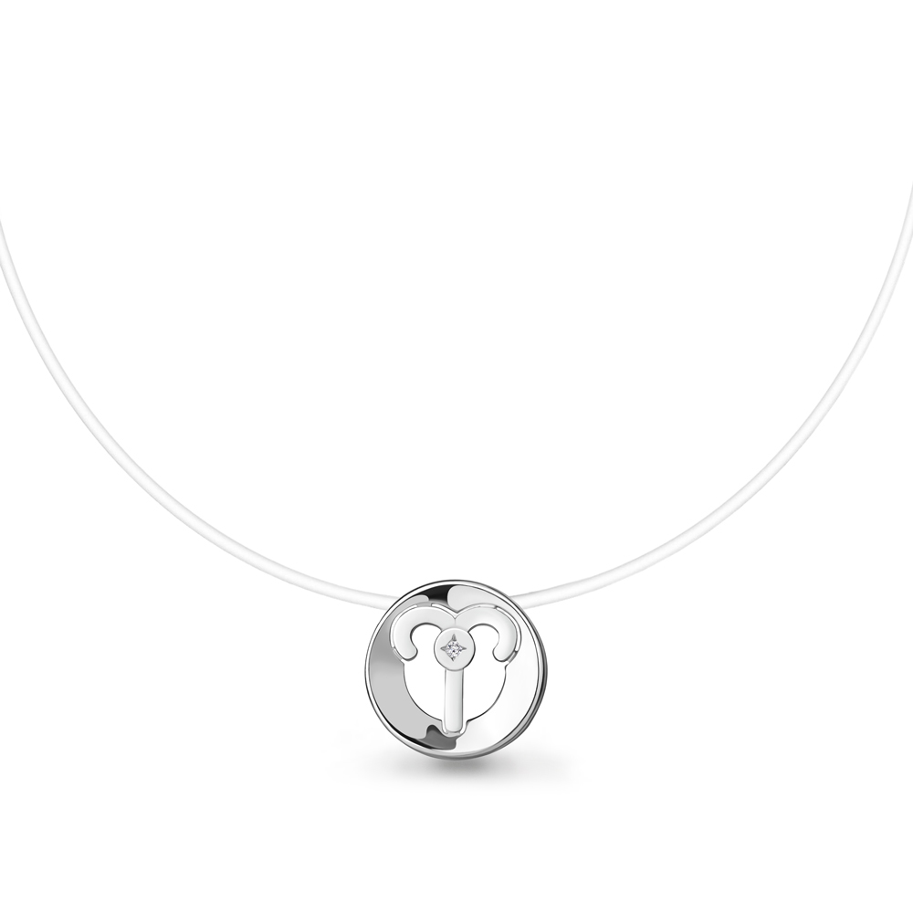 

Колье из серебра с бриллиантом 40 см Aquamarine 070048_925_р, 070048_925_р