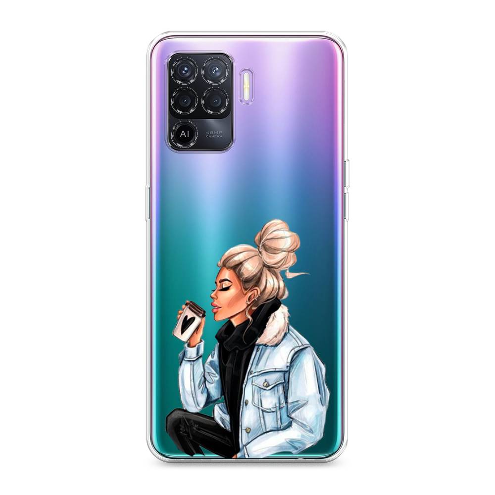 

Чехол Awog на Oppo Reno 5 Lite "Cute girl", Разноцветный, 255150-7