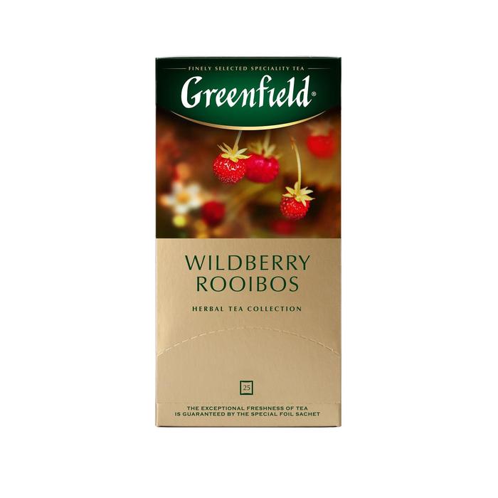

Чай травяной Greenfield wildberry rooibos, 25 пакетиков