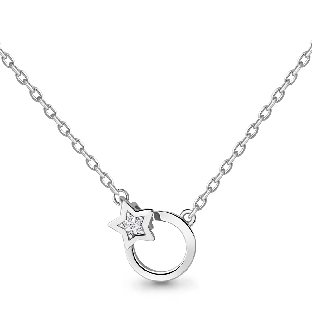 

Колье из серебра с бриллиантом 45 см Aquamarine 070042_925_р, 070042_925_р