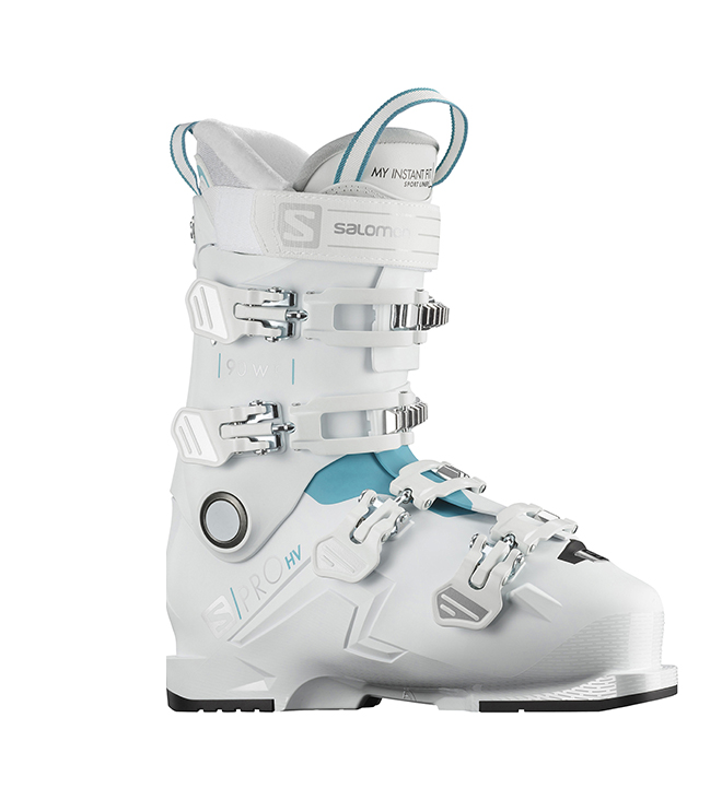 фото Горнолыжные ботинки salomon s/pro hv 90 w white/scuba blue (20/21) (25.5)