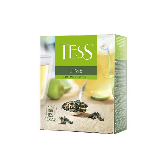 

Чай зеленый Tess lime, 100 пакетиков по 1,5 г