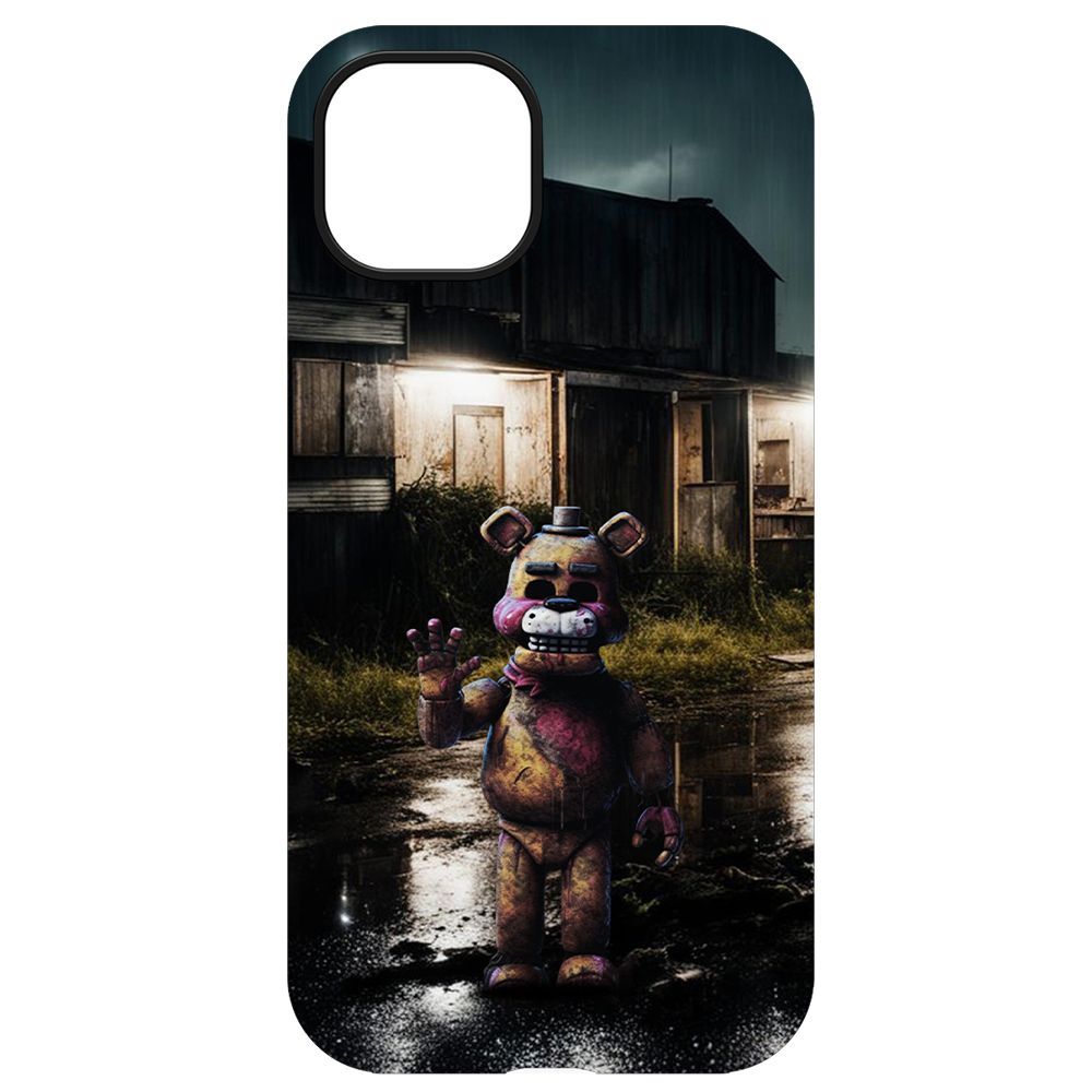 

Чехол-накладка Krutoff Soft Case ФНАФ - Фредди под дождем для iPhone 13 черный