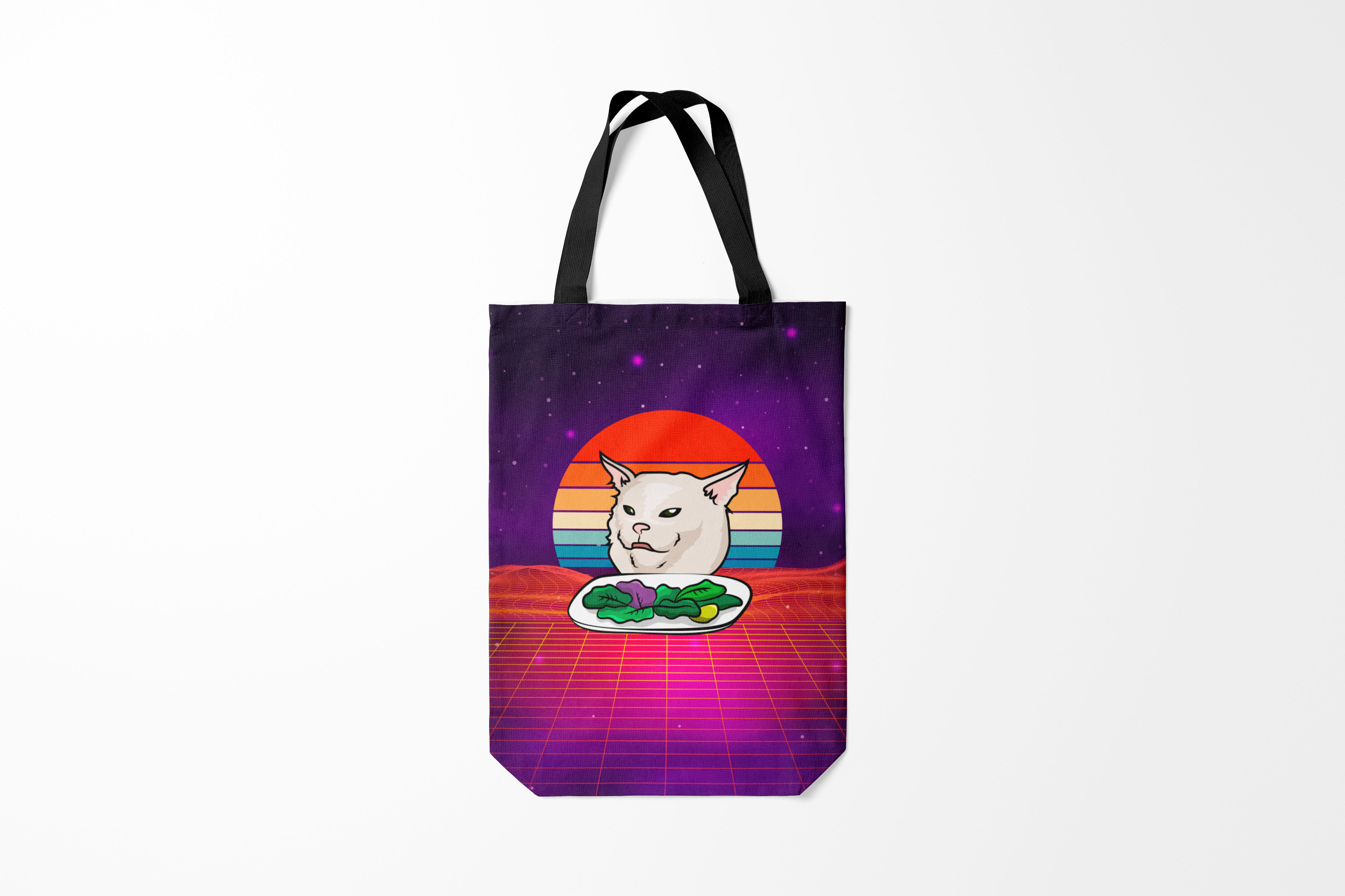 

Сумка шoппер унисекс Burnettie Кот мем woman yelling at cat, разноцветный, Кот мем woman yelling at cat