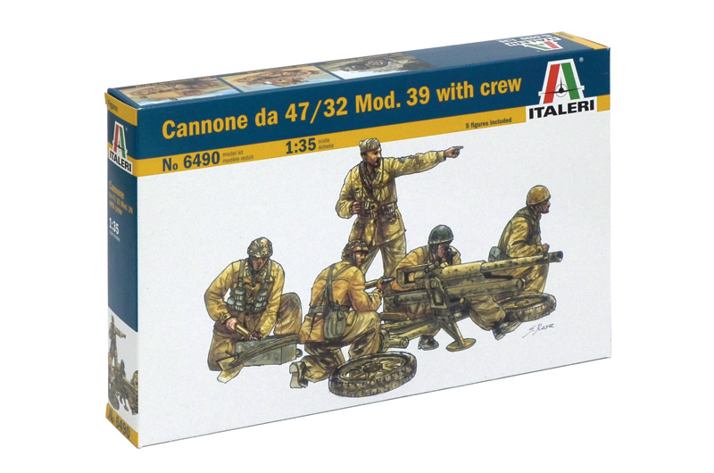 

Сборная модель Italeri 1/35 Cannone da 47/32 Mod. 39 with crew 6490