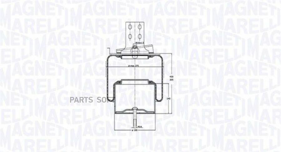 

MAGNETI MARELLI Кожух пневматической рессоры