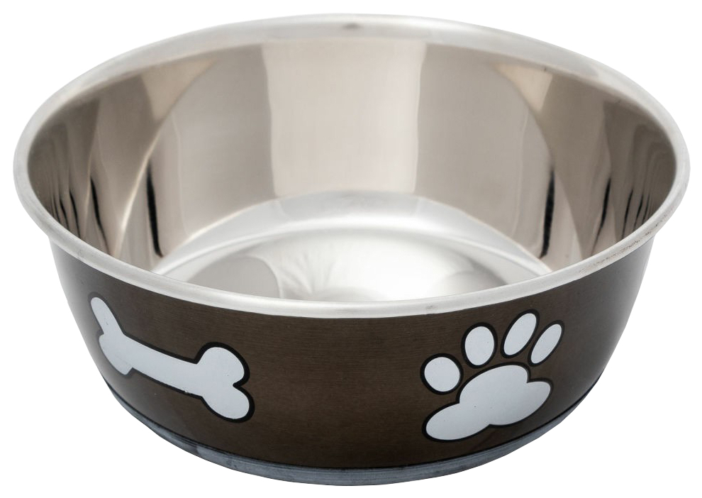 

Миска для собак Lilli Pet Metal star, 1,9 л, Серебристый;коричневый
