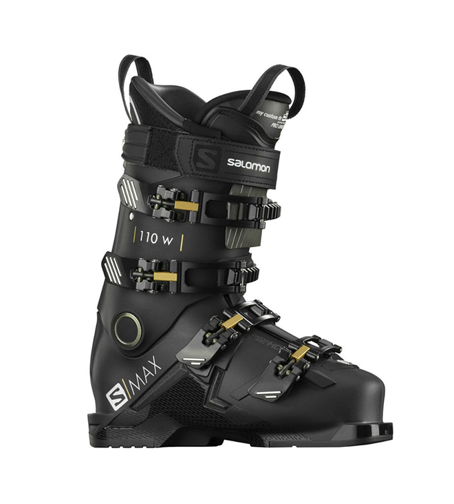 фото Горнолыжные ботинки salomon s/max 110 w black/gold (20/21) (24.5)