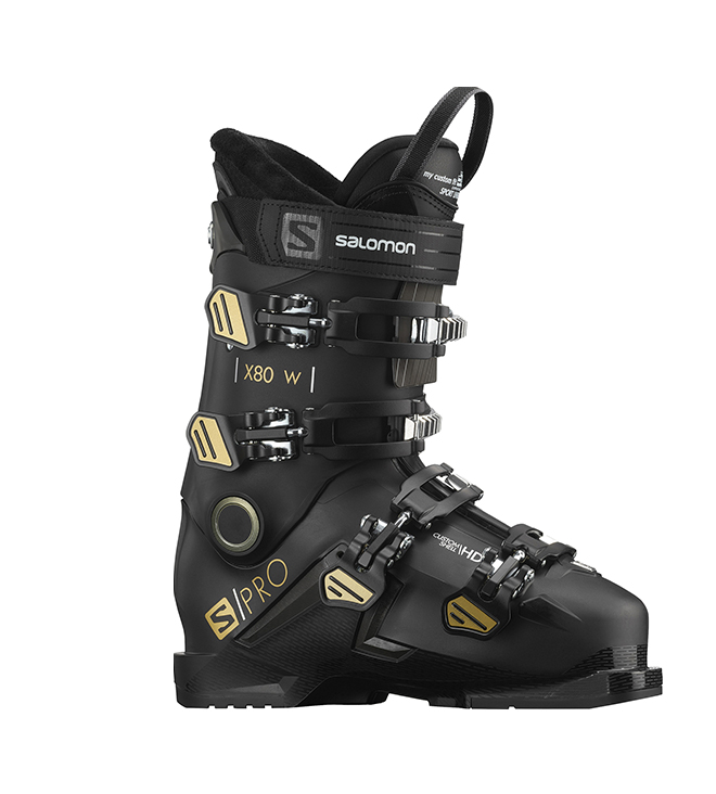 фото Горнолыжные ботинки salomon s/pro 80 x w cs black/belluga (20/21) (23.5)