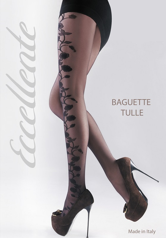 Колготки женские ECCELLENTE ECC Baguette черные 2