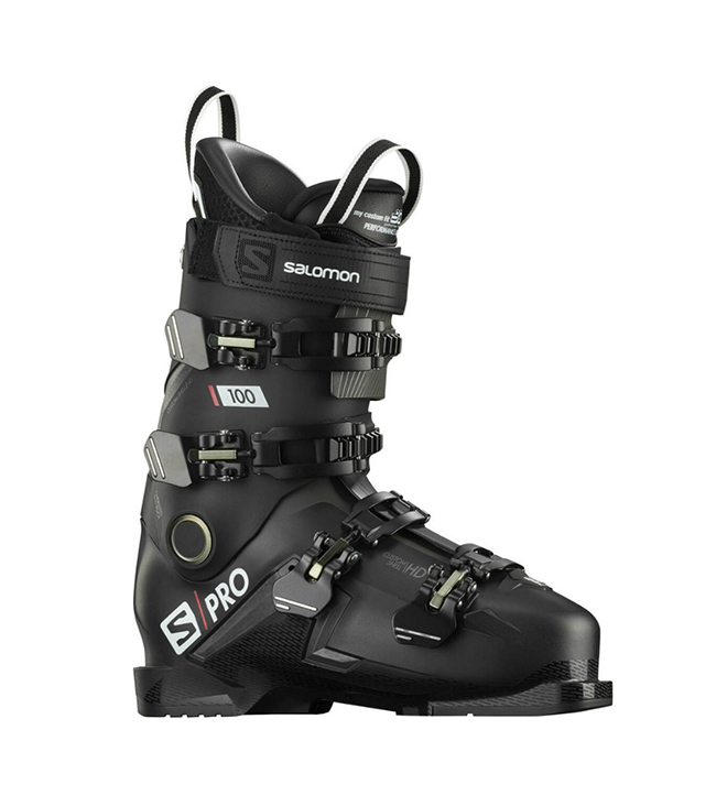 фото Горнолыжные ботинки salomon s/pro 100 black/belluga/red (20/21) (25.5)