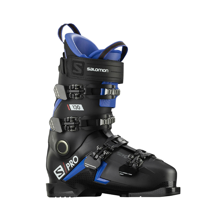 фото Горнолыжные ботинки salomon s/pro 130 black/race blue (20/21) (31.5)